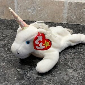 Ty beanie baby Mystic the Unicorn with tag mistakes